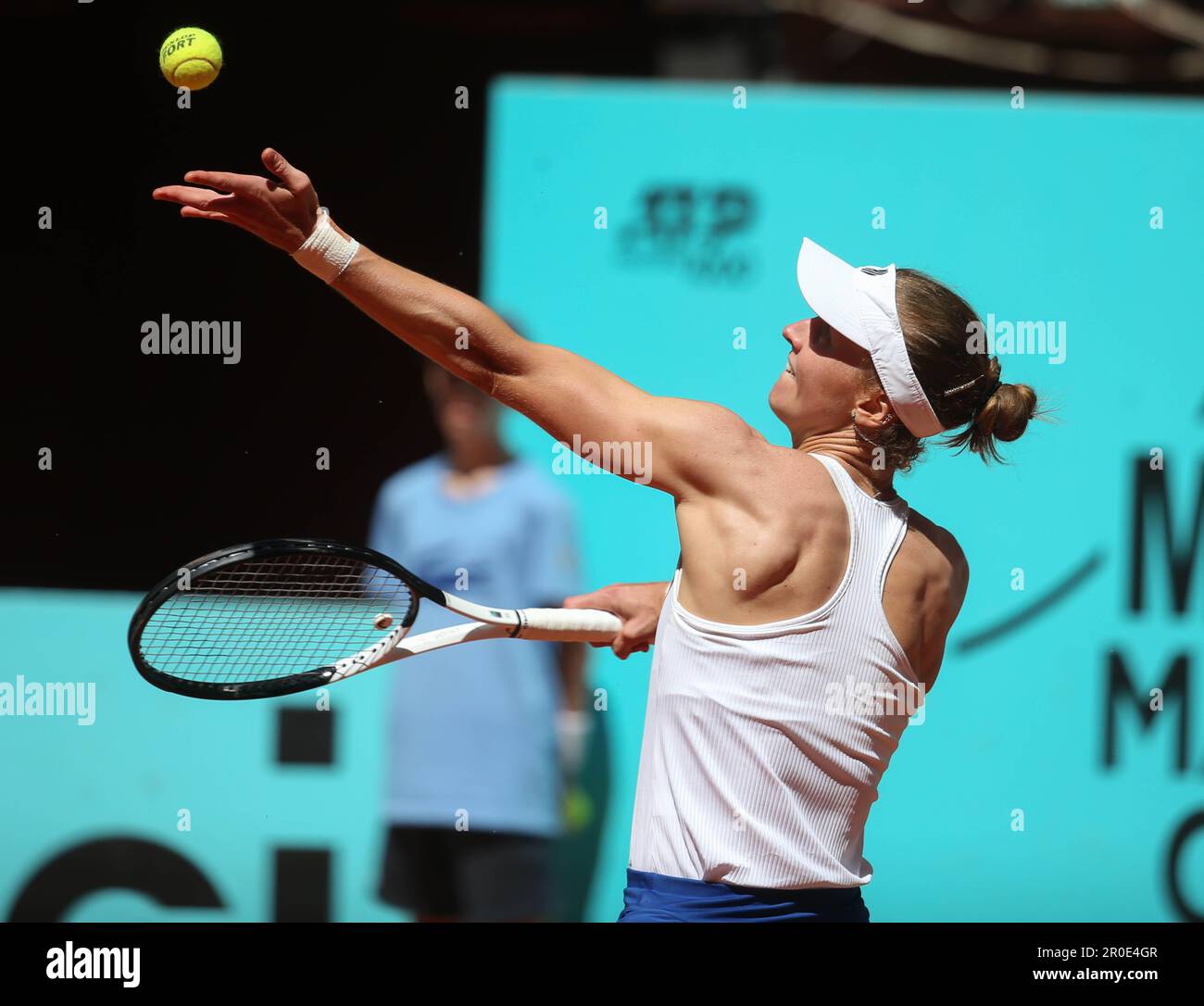 Liudmila Samsonova during the Mutua Madrid Open 2023, ATP Masters 1000 tennis tournament on May 1, 2023 at Caja Magica in Madrid, Spain - Photo Laurent Lairys / DPPI Stock Photo