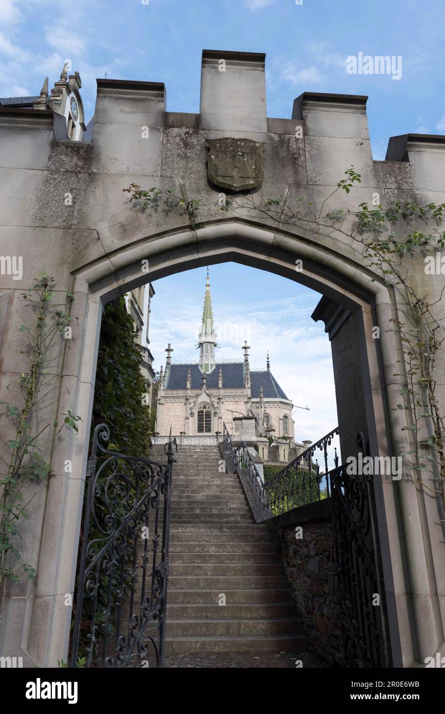 A view of Schloss Meggenhorn, Lucerne, Switzerland Stock Photo