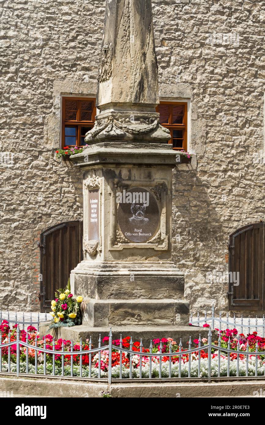 Historic centre of Wegeleben Stock Photo Alamy