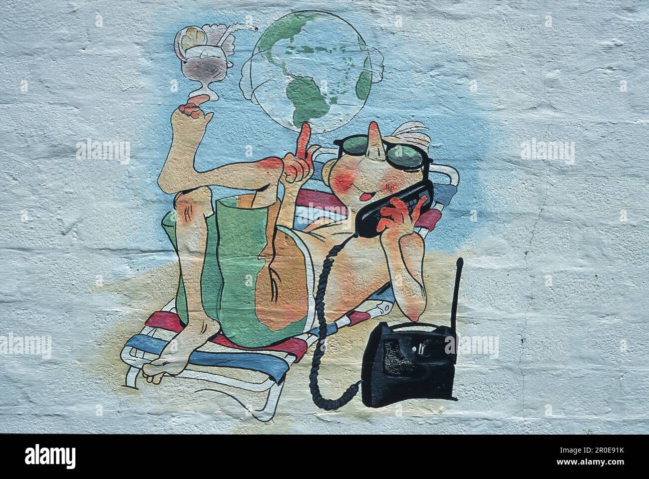 Telephone graffitti hi-res stock photography and images - Alamy