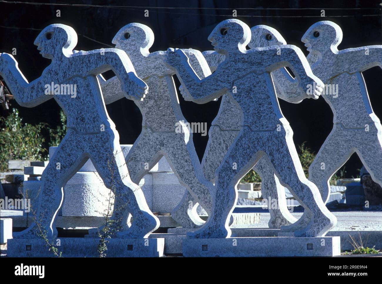 Steinfiguren Tessin, Schweiz Stock Photo Alamy