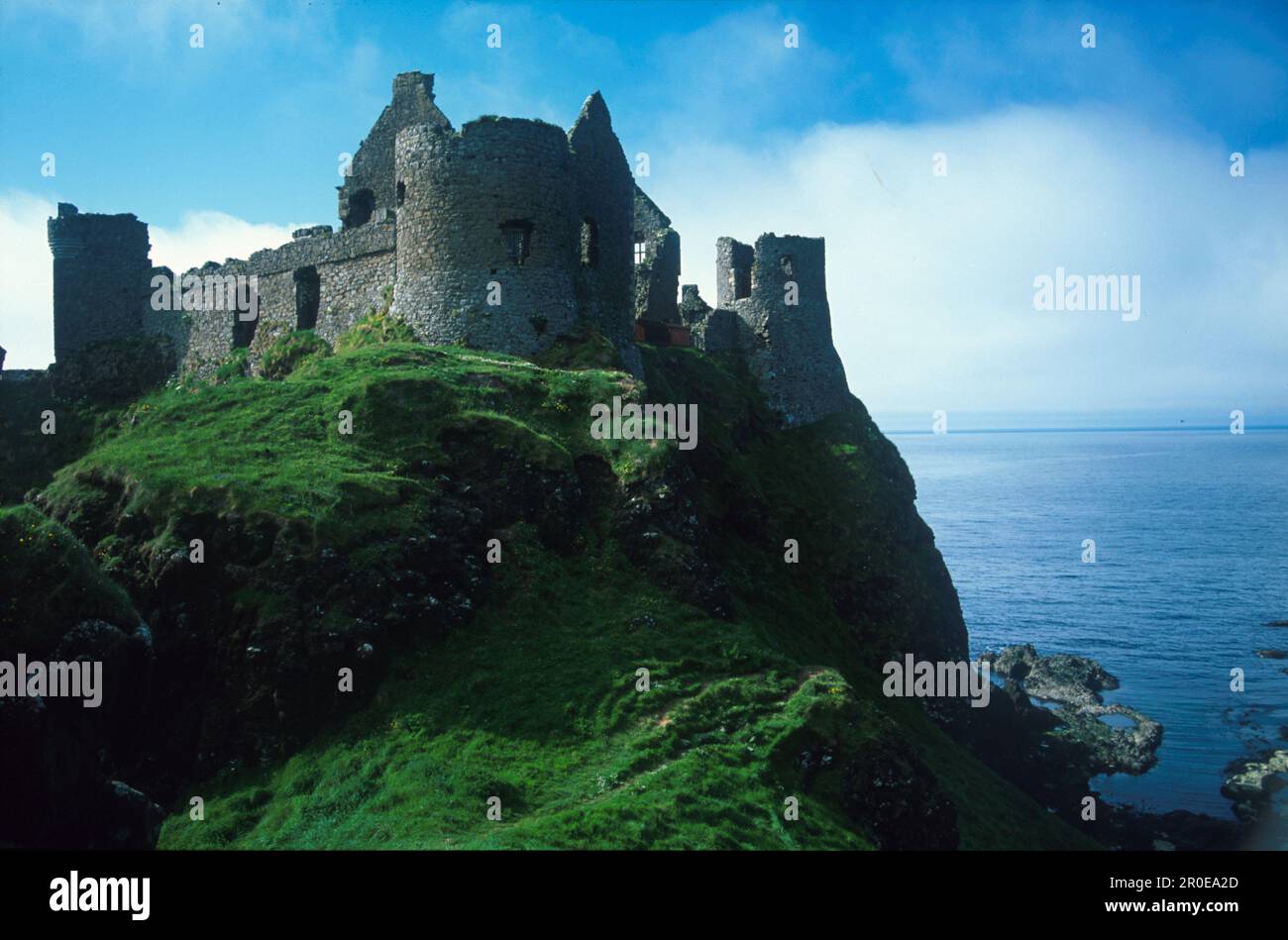 Schloss Dunluce Antrim, Nordirland Stock Photo