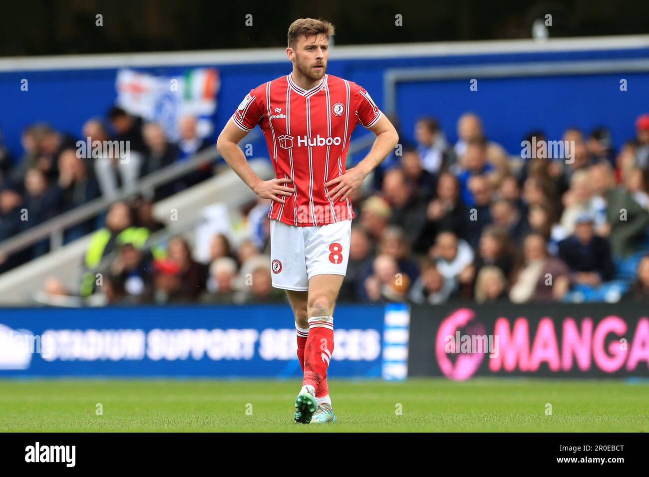 London, UK. 08th May, 2023. Joe Williams of Bristol City seen during the EFL Sky Bet Championship match between Queens Park Rangers and Bristol City at The Kiyan Prince Foundation Stadium, London, England on 8 May 2023. Photo by Carlton Myrie. Editorial use only, license required for commercial use. No use in betting, games or a single club/league/player publications. Credit: UK Sports Pics Ltd/Alamy Live News Stock Photo