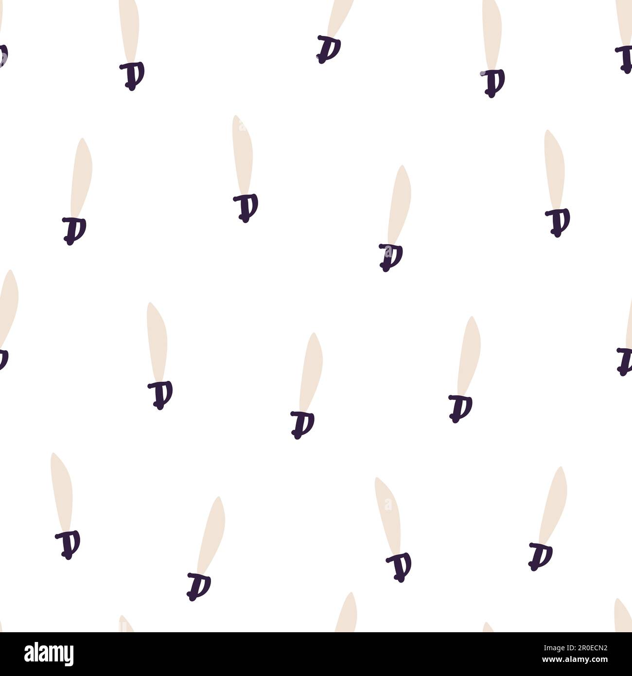 sword logo icon vector illustration design template seamless pattern Stock Vector