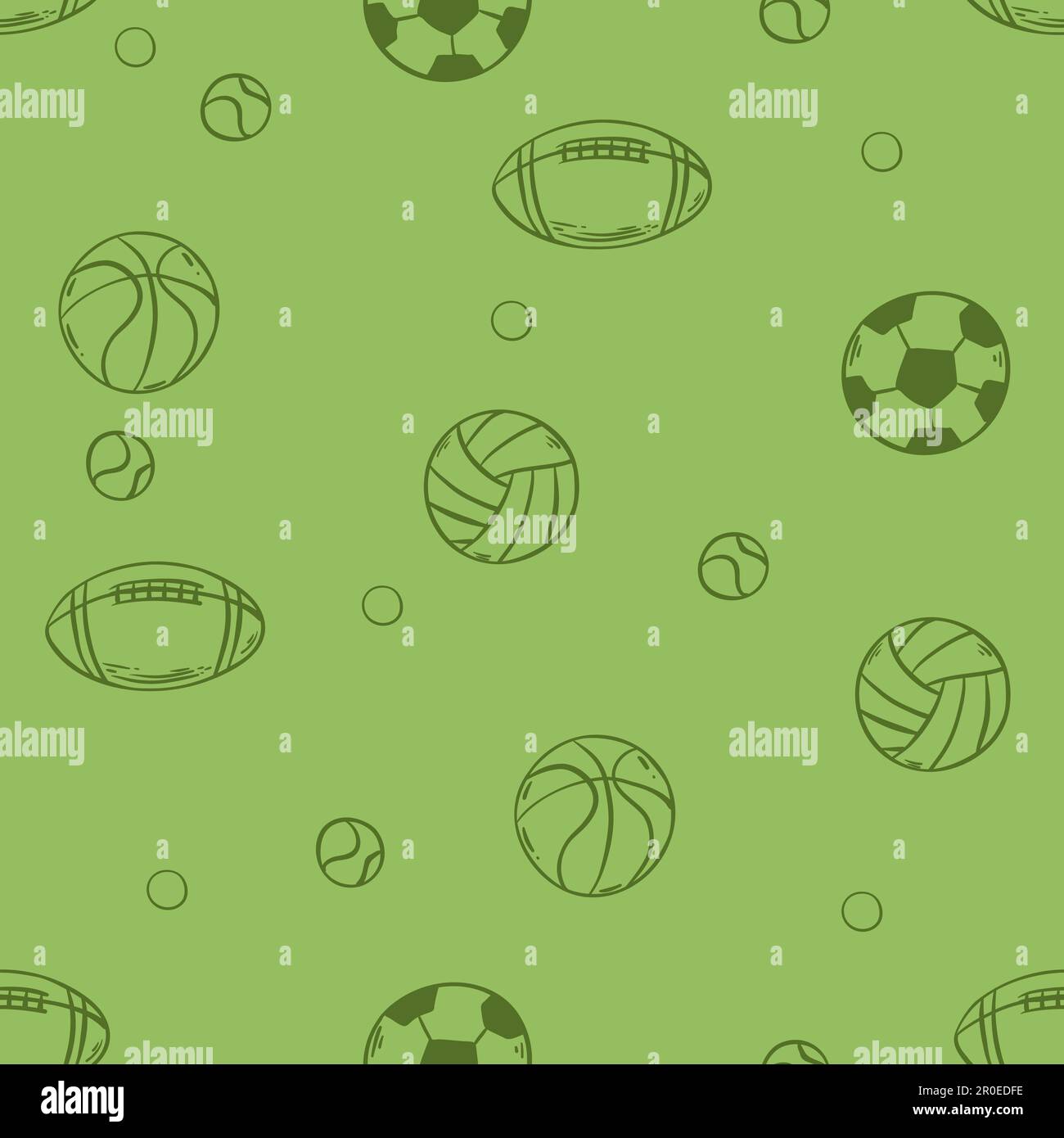 Sport ball seamless pattern vector Stock Vector Image & Art - Alamy