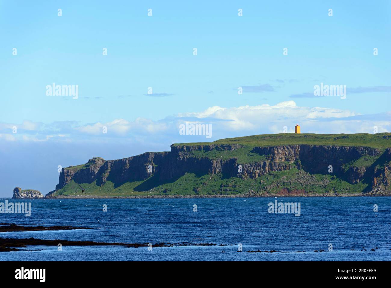 Grimsey Island, View from Drangsnes, Westfjords, Iceland Stock Photo