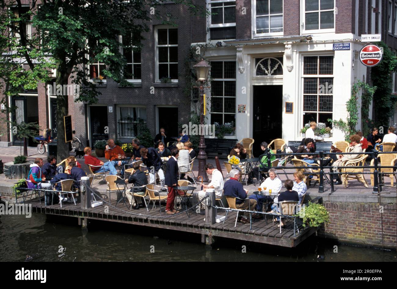 Café Smalle, Jordaan, Amsterdam, Holland, Europa Stock Photo - Alamy