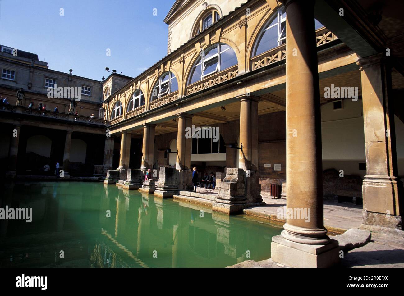 Bath, Roemisches Bad, Avon, England Grossbritannien Stock Photo