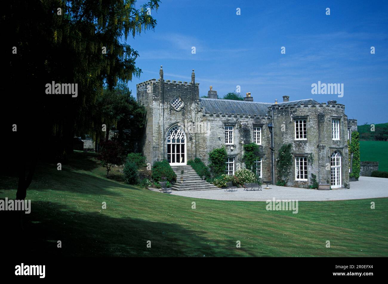 Manor house Prideaux Place, Cornwall, England, Great Britain, Europe Stock Photo