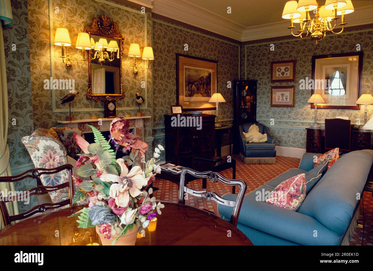 Gleneagles hotel interior hi-res stock photography and images - Alamy, image size:1300x946