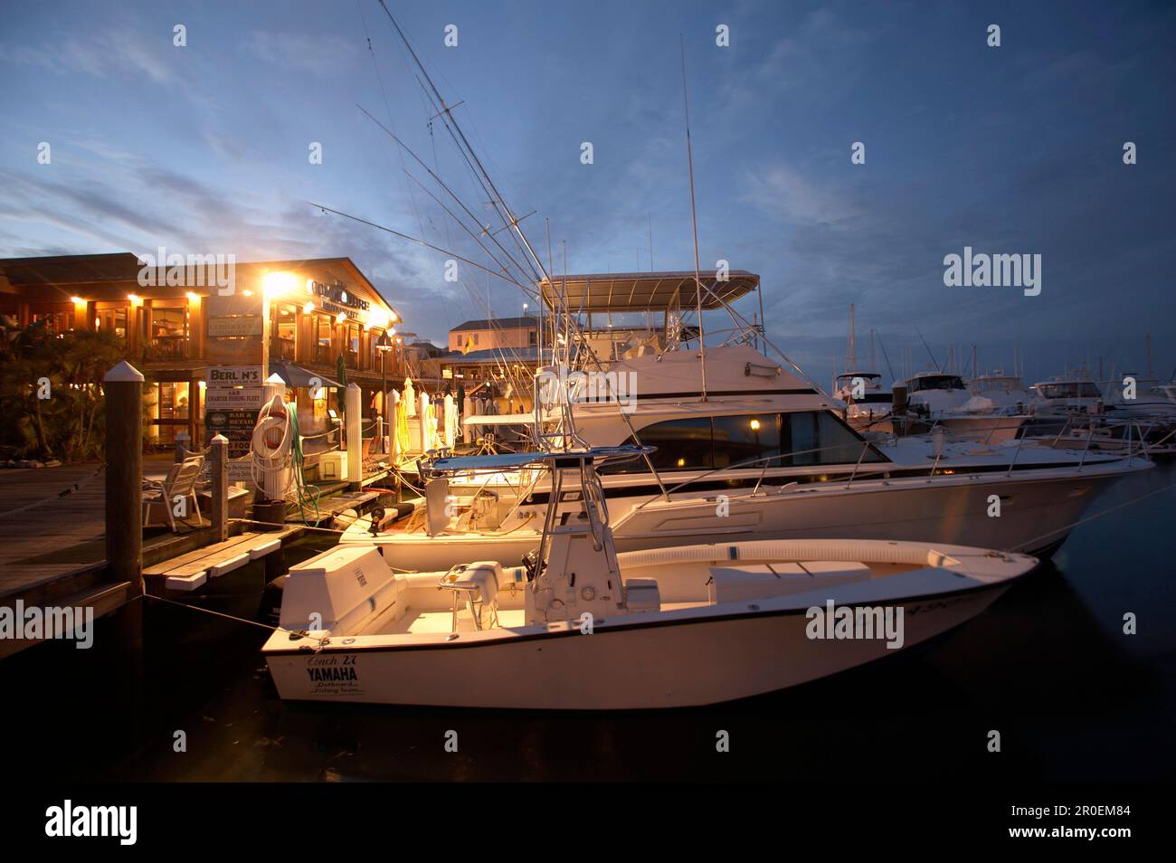 Deep Sea Fishing Boats at the harbour, Harbour Walk, Key West, Florida