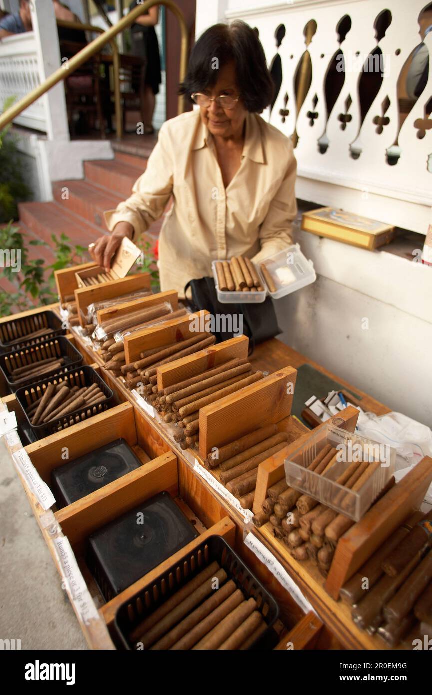 Cigar shop on Duval Street, Key West, Florida Keys, Florida USA Stock