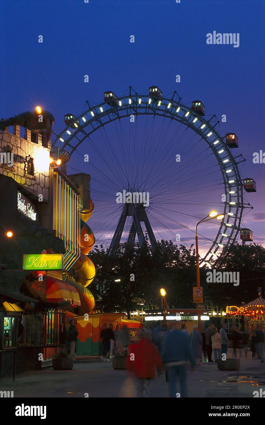Riesenrad, Prater, Wien Oesterreich Stock Photo - Alamy