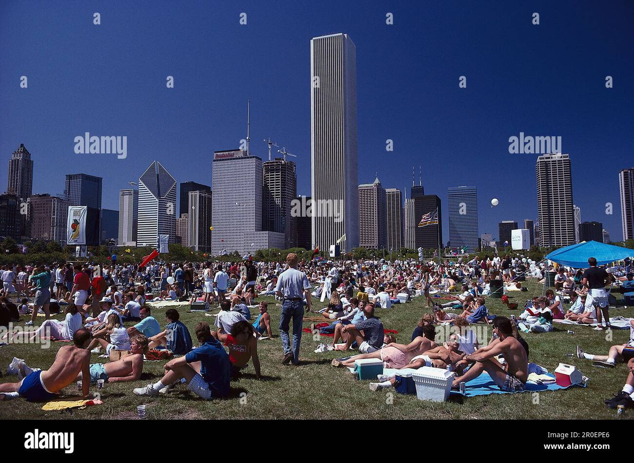 Blues Festival, Grant Park, Chicago, Illinois, USA Stock Photo - Alamy