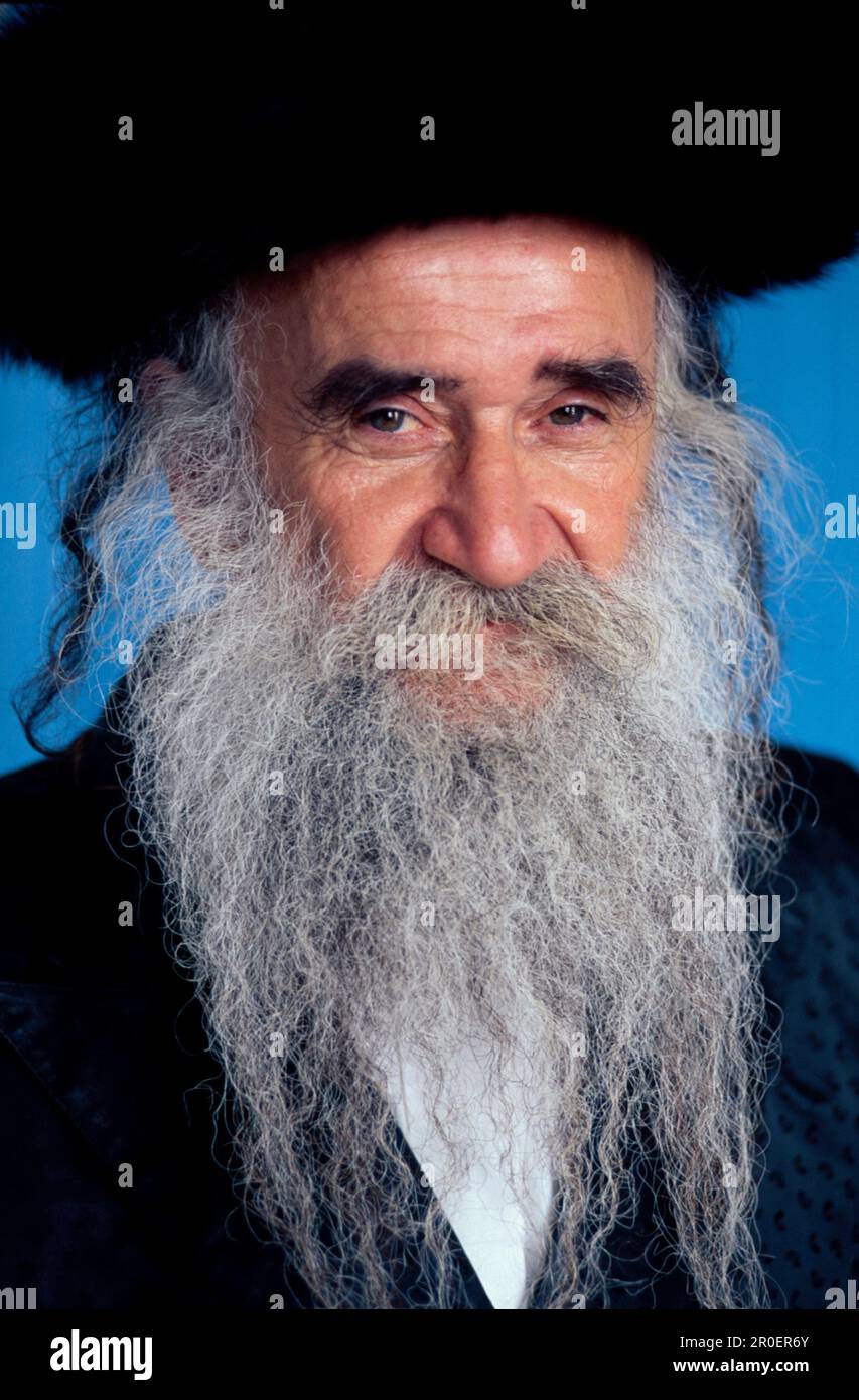 Rabbiner, Portrait, Israel STUeRTZ-ISR S.44 Stock Photo