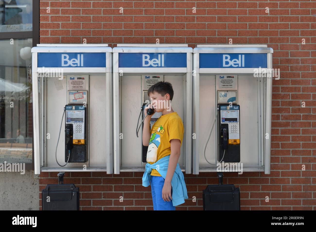 Telephone, Bell, Ottawa, Ontario, Canada Stock Photo