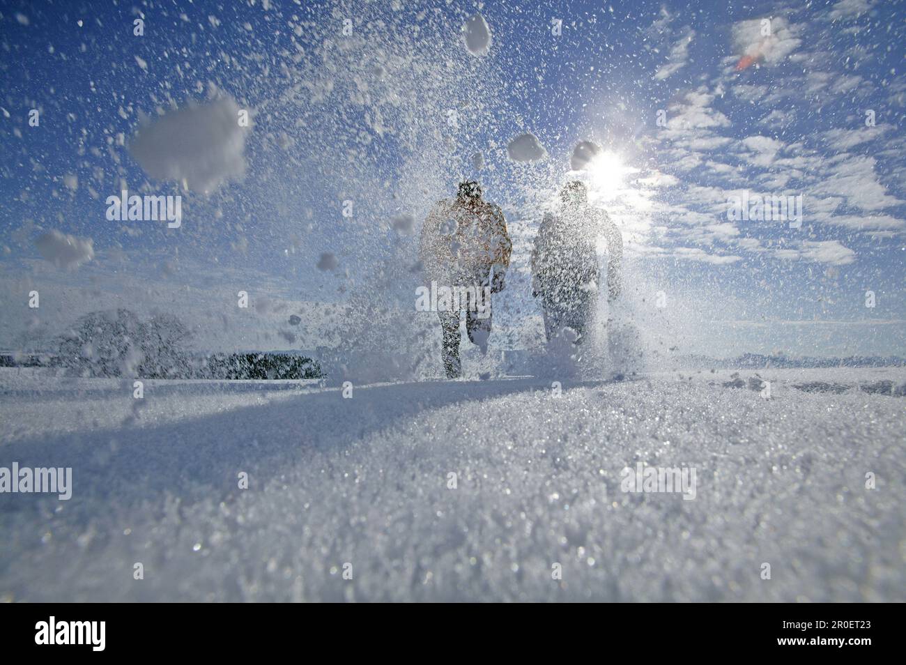 Running through powder hi-res stock photography and images - Alamy
