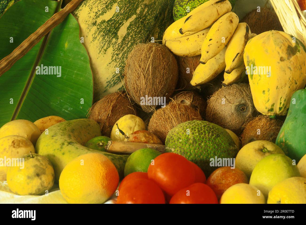 Tropische Fruechte, Mahé, Seychellen Indischer Ozean Stock Photo