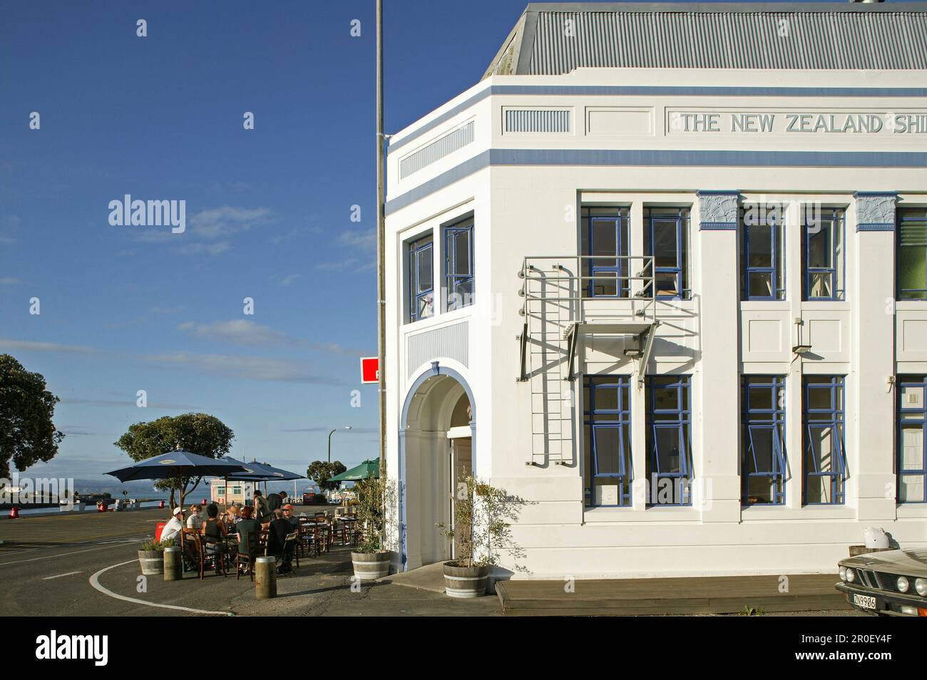 Street cafes, West Quay, Napier, Cafes and Restaurants in former warehouses on West Quay, Napier