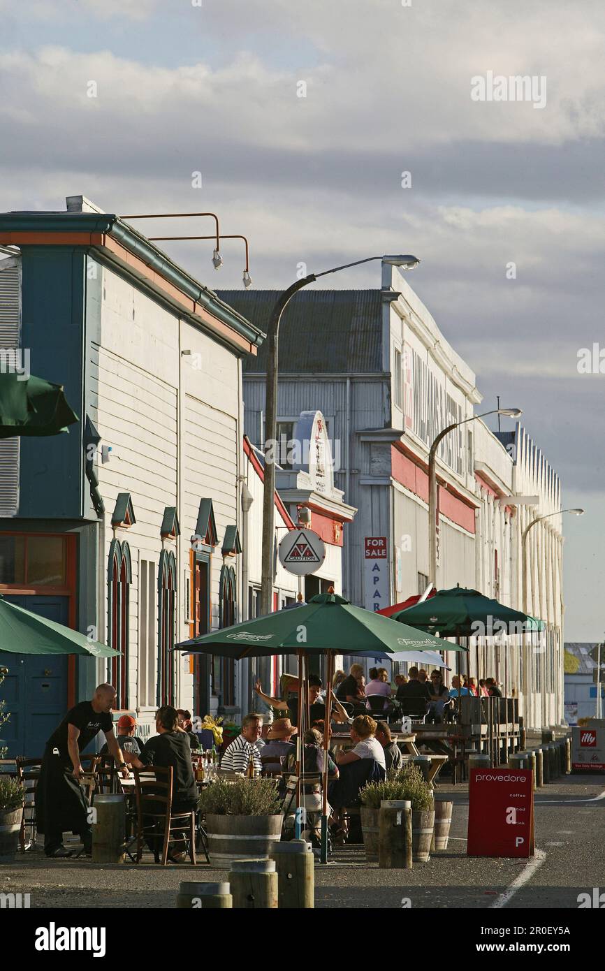 Street cafes, West Quay, Napier, Cafes and Restaurants in former