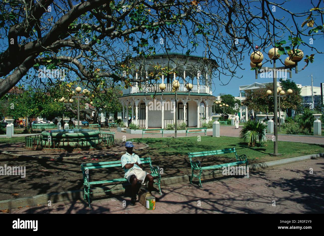 Puerto Plata, Parque Central, Dominican Republic, Caribbean Stock Photo ...