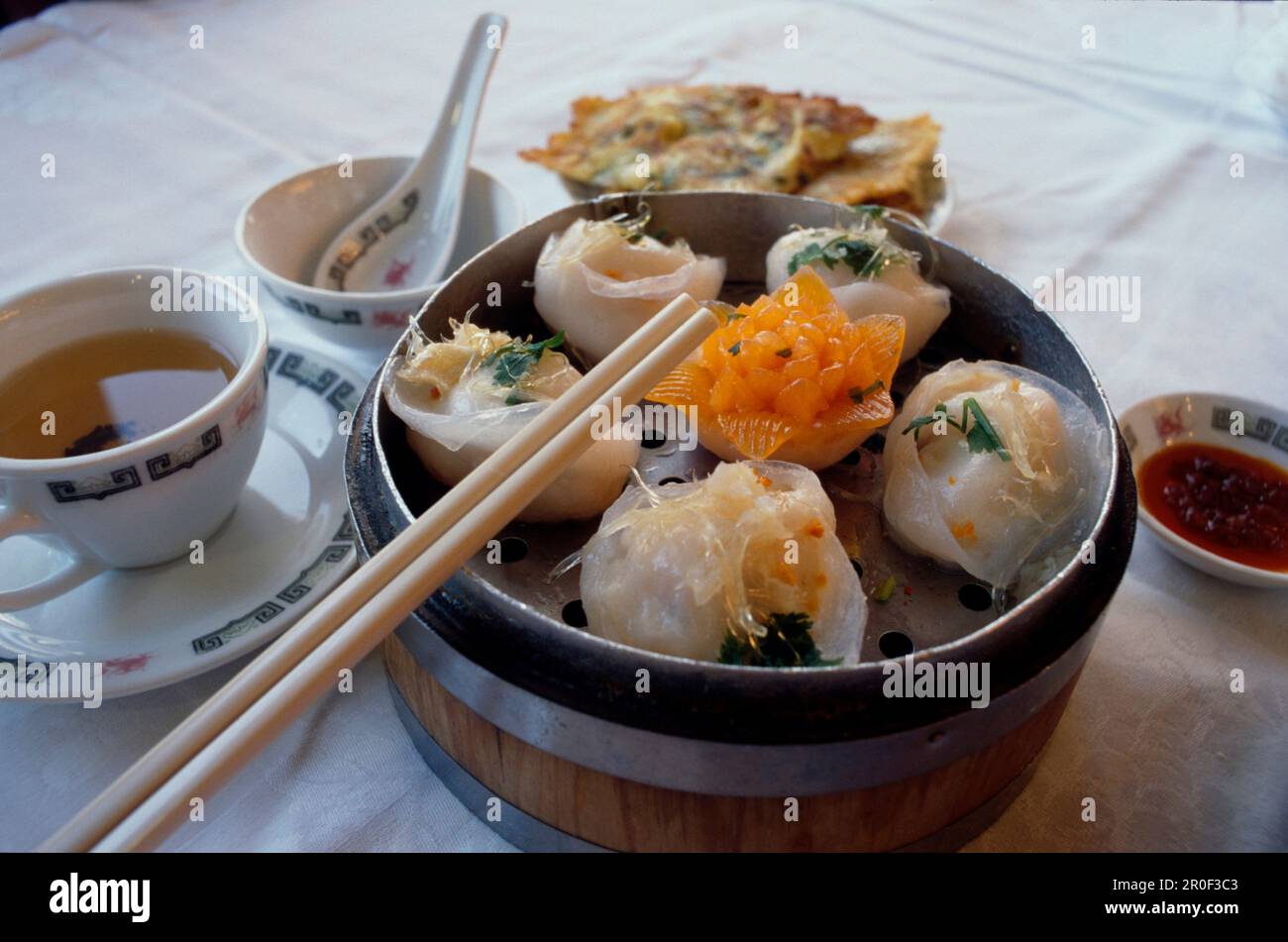 Chinesisches Gericht, Dim Sum, Hongkong Island Hongkong, China Stock Photo