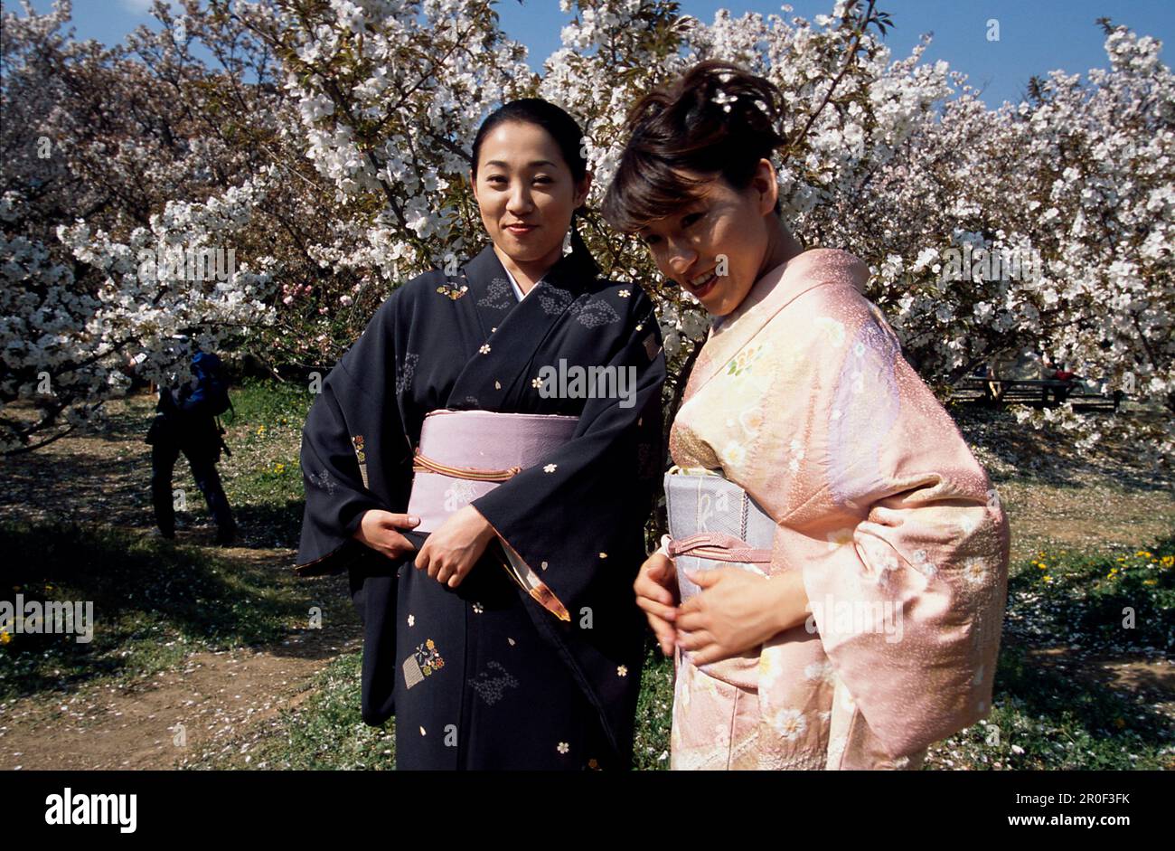 Kyoto cherry blossom festival kimono hi-res stock photography and images -  Alamy