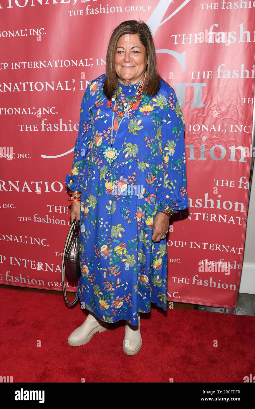 New York, USA. 08th May, 2023. Fern Mallis walking the red carpet at Fashion Group International
