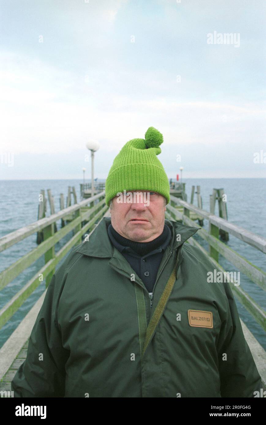 fisherman at the Baltic sea, Germany, portrait, people from