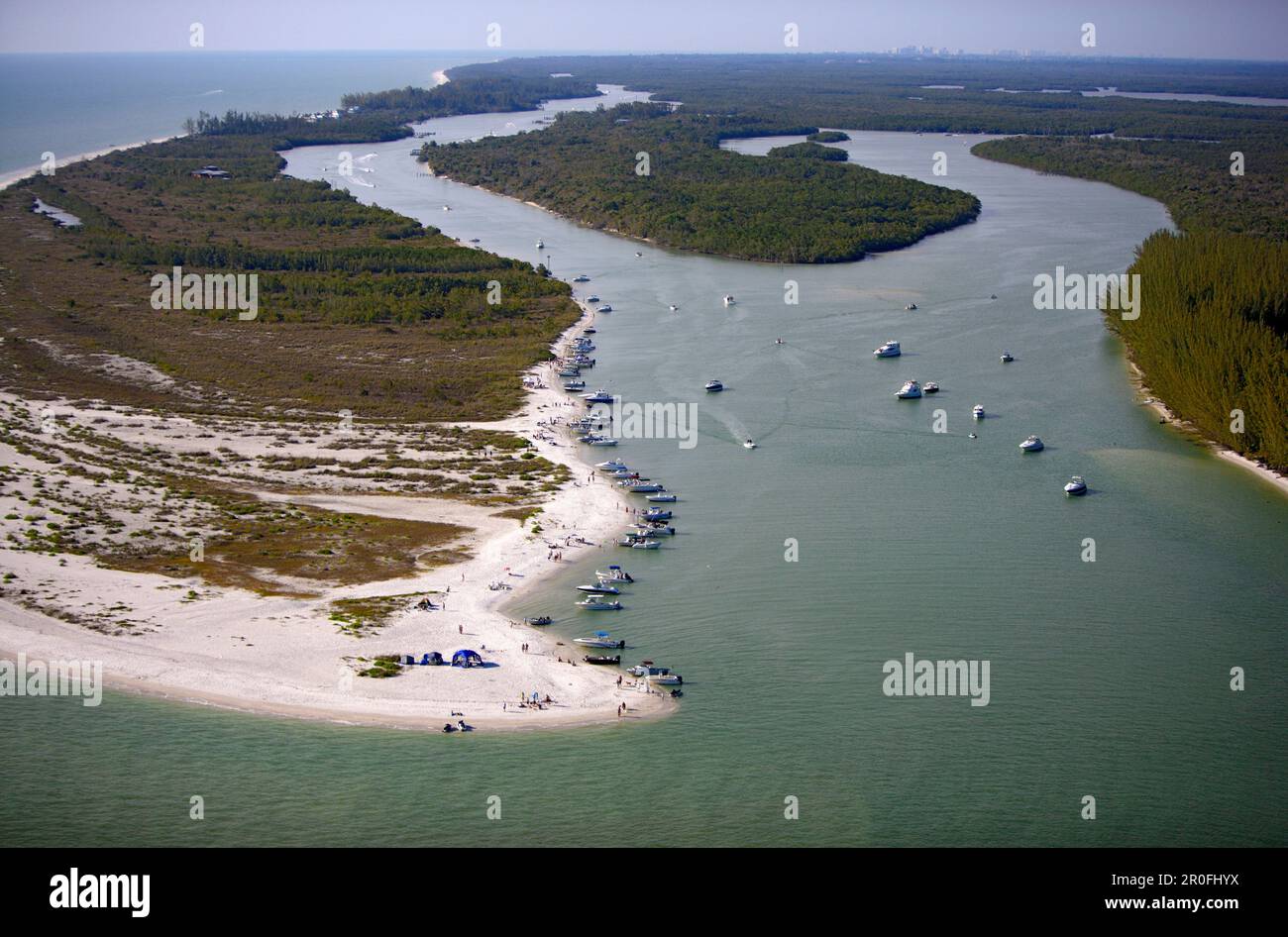 Aerial view of Marco Island Florida USA Stock Photo Alamy