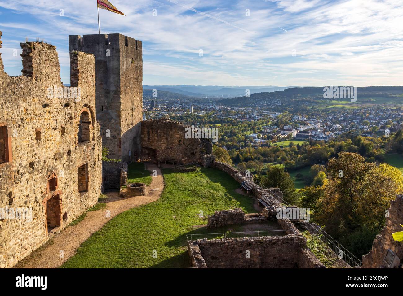 The historic medieval castle of Roetteln, Binzen, Germany Stock Photo