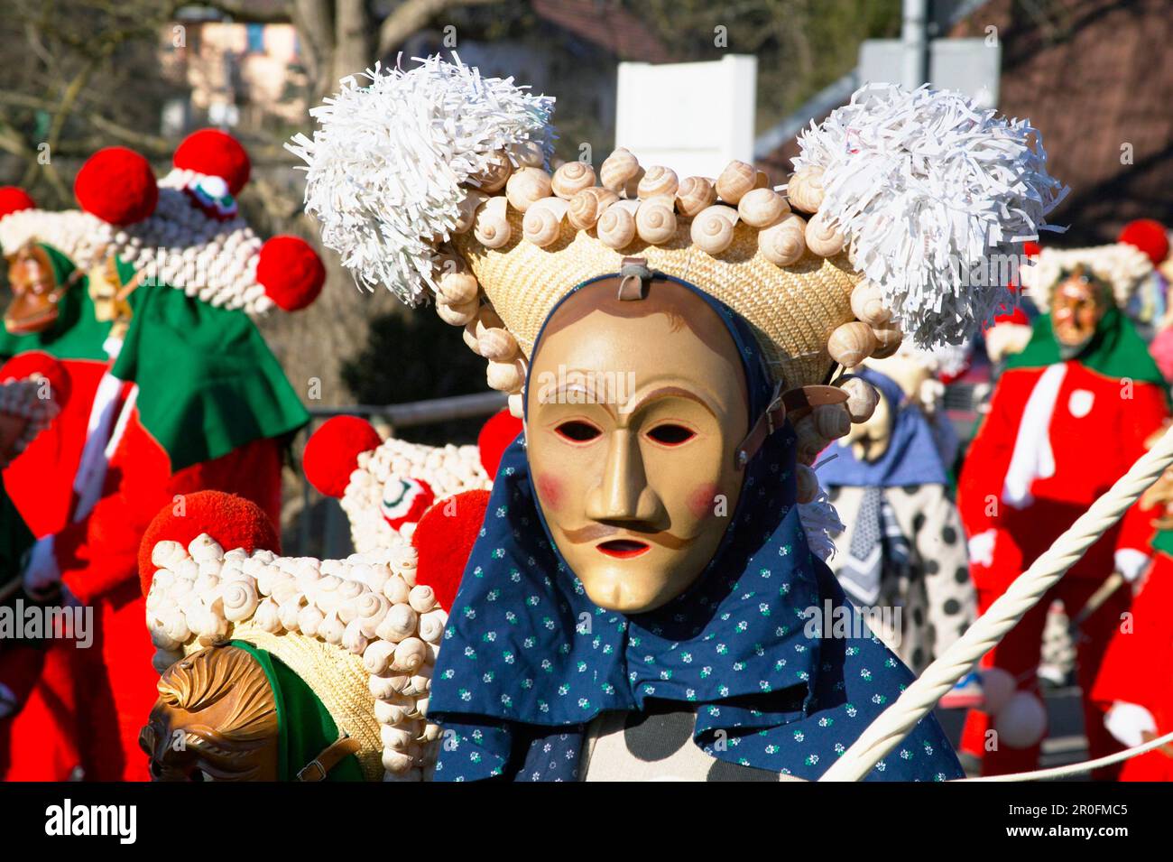 Traditional Carnival Kostume Of Black Forest Elzach Black Forest