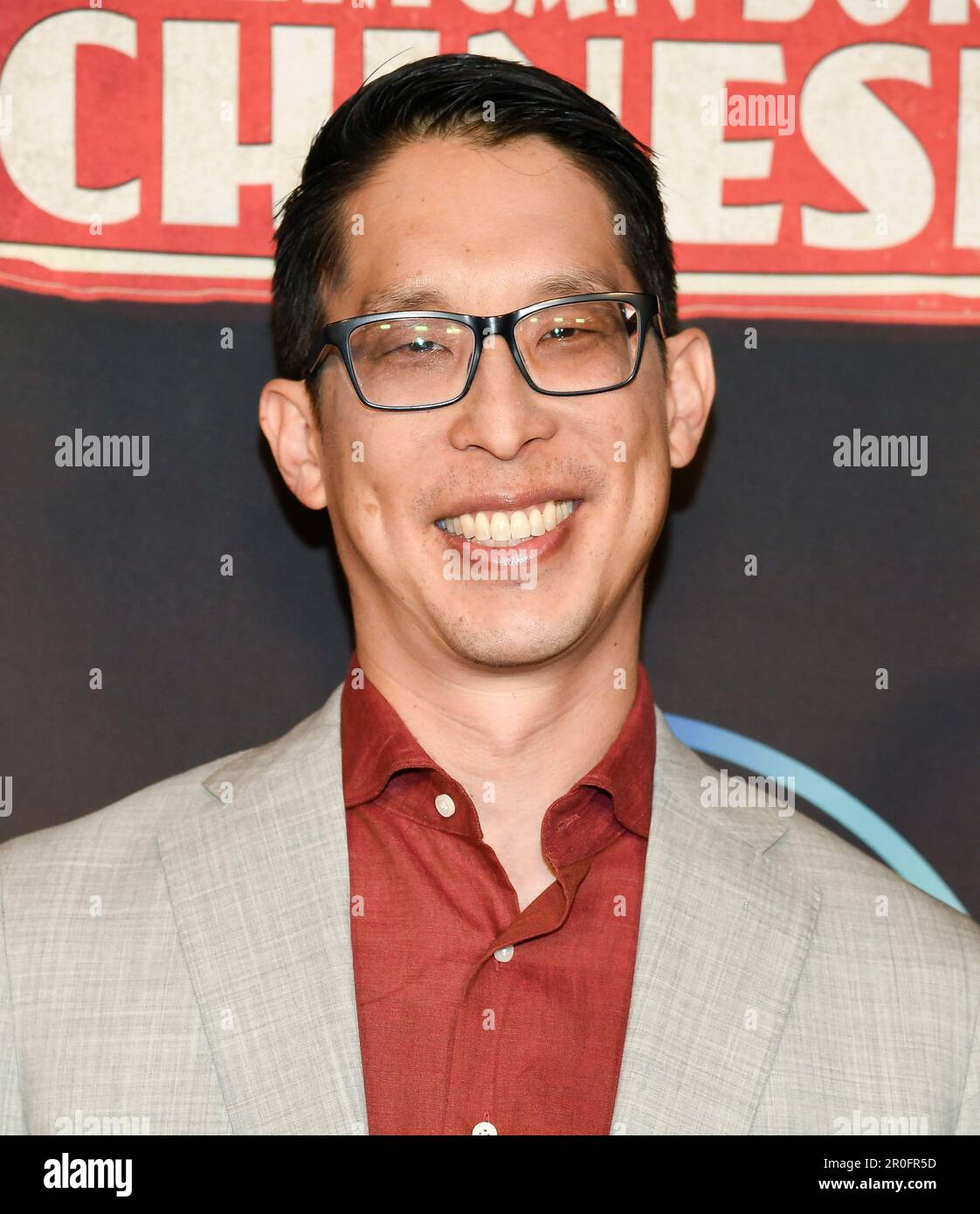 Gene Luen Yang attends the premiere of the Disney+ original series "American Born Chinese" at