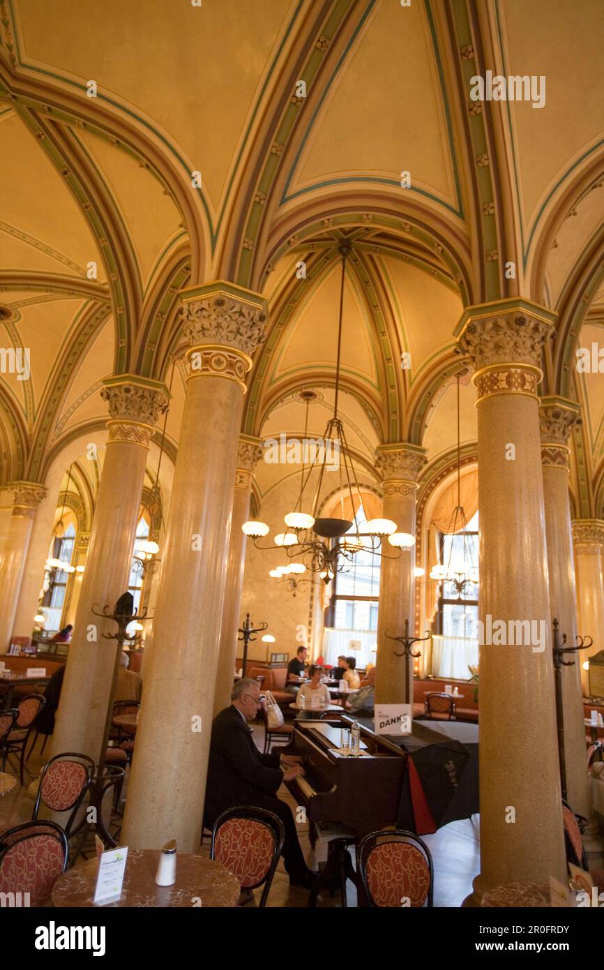 Vienna Austria Cafe Central Stock Photo