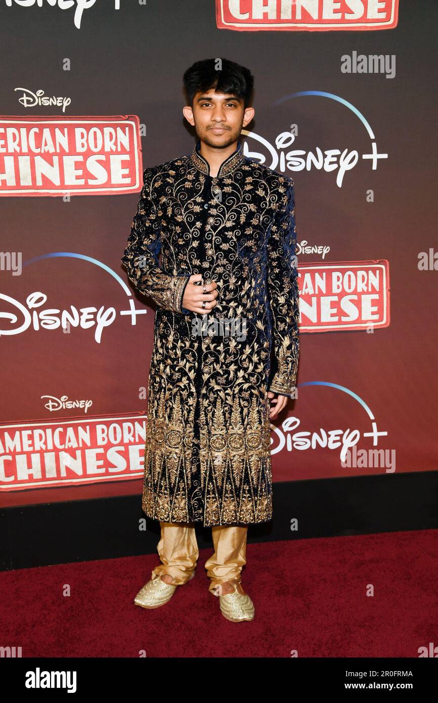 Mahi Alam attends the premiere of the Disney+ original series "American