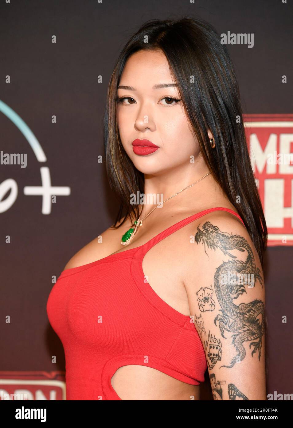 Mai Pham attends the premiere of the Disney+ original series "American