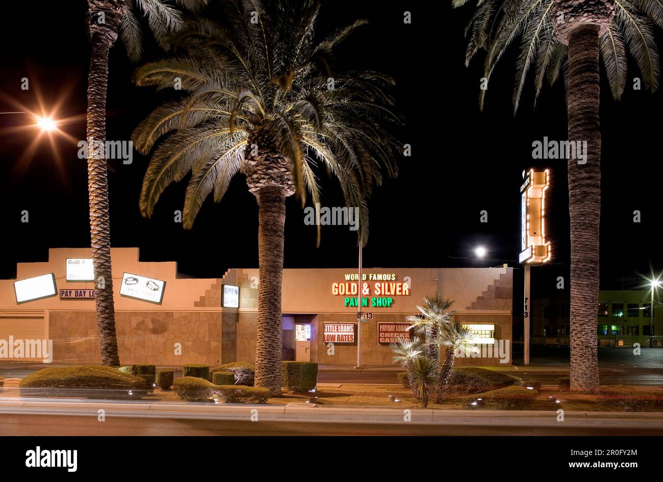 Pawn Shop on Las Vegas Boulevard, The Strip. Downtown Las Vegas, Nevada, USA Stock Photo