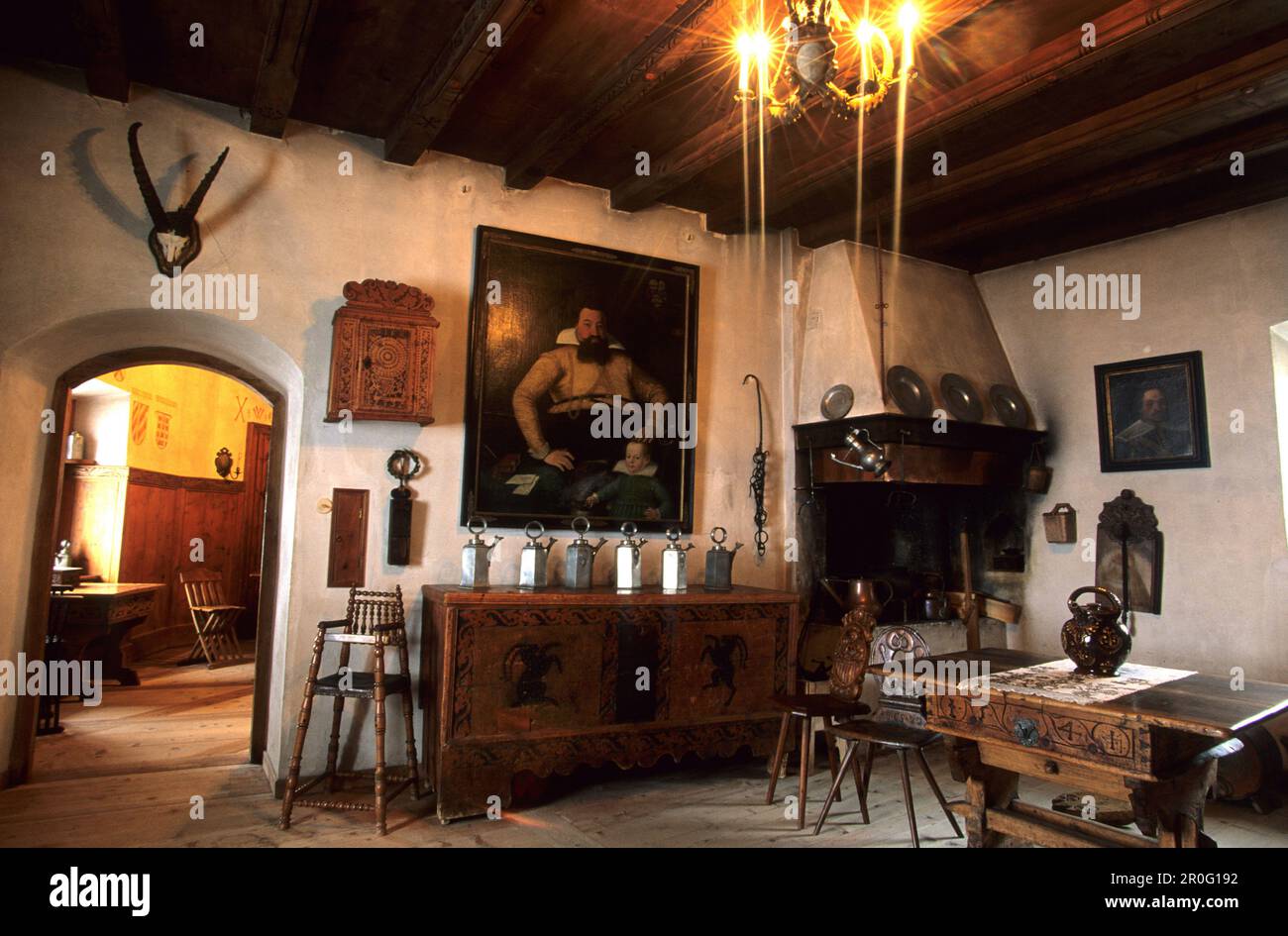 tarasp-castle-interior-hi-res-stock-photography-and-images-alamy