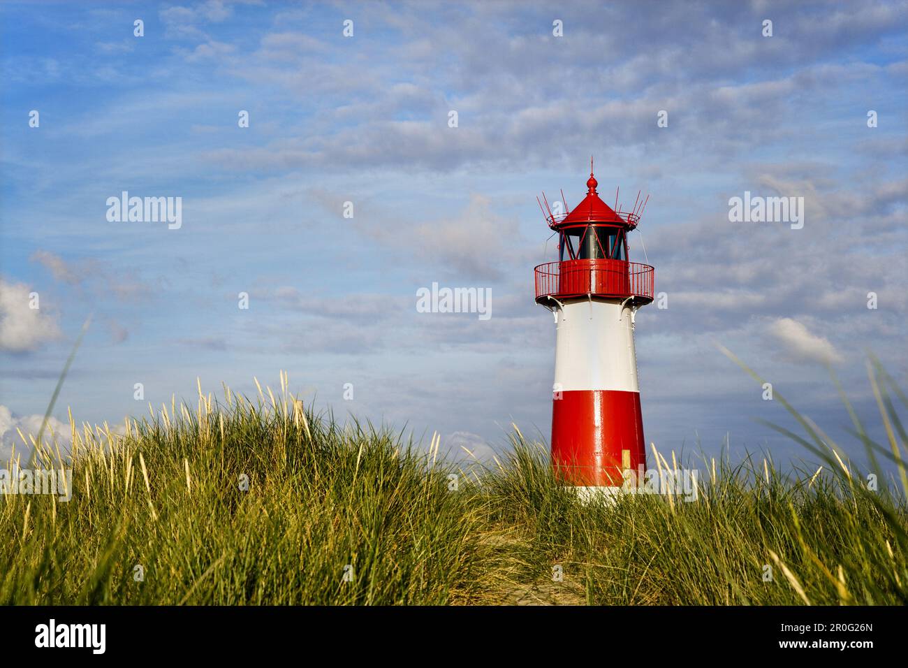 Lighthouse List East, Ellenbogen, Sylt island, Schleswig-Holstein, Germany Stock Photo