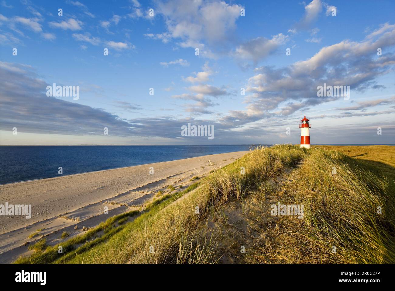 Lighthouse List East, Ellenbogen, Sylt island, Schleswig-Holstein, Germany Stock Photo