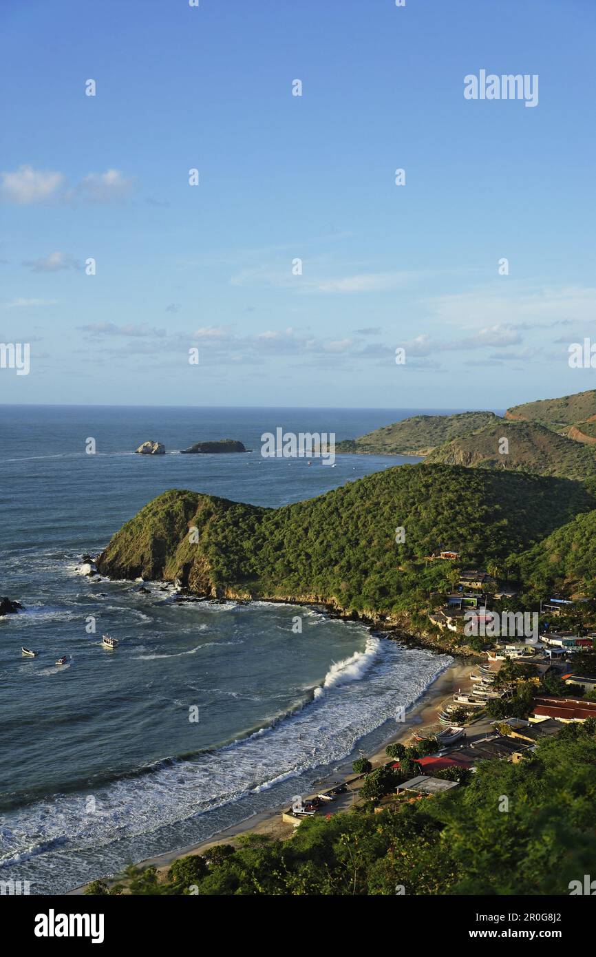 View over Playa Guayacan, Isla Margarita, Nueva Esparta, Venezuela ...