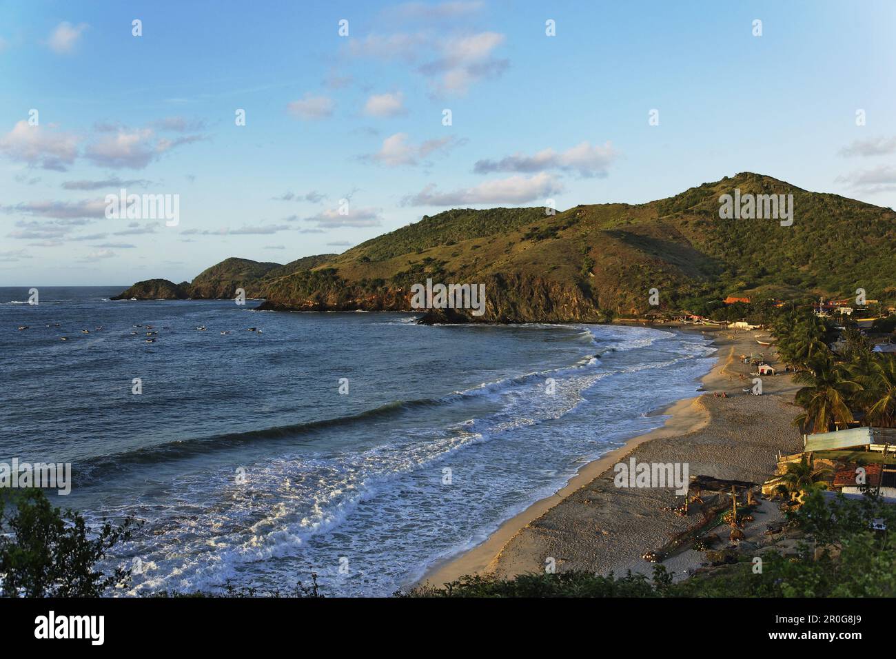 View over Playa Manzanillo, Isla Margarita, Nueva Esparta, Venezuela ...