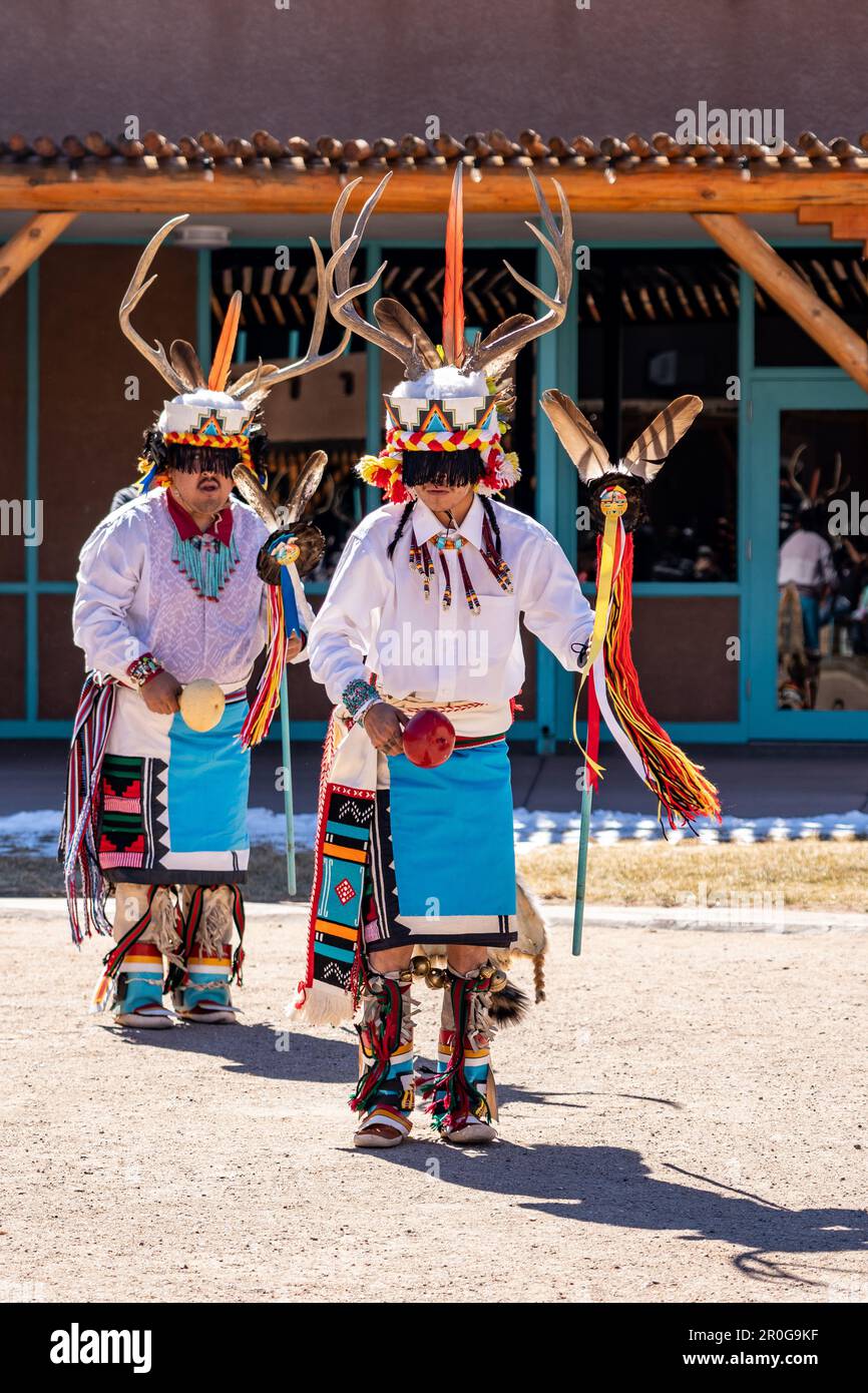 Traditional Zuni Dancing at Indian Pueblo Cultural Center in
