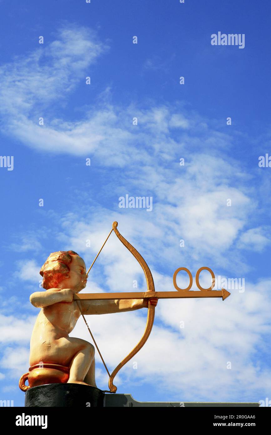 Post sign to public restrooms, Oktoberfest, Munich, Bavaria, Germany