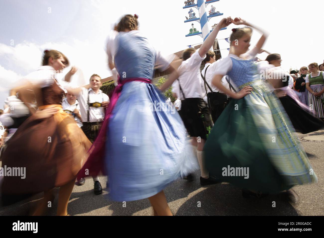 May dance, Munsing, Bavaria, Germany Stock Photo Alamy