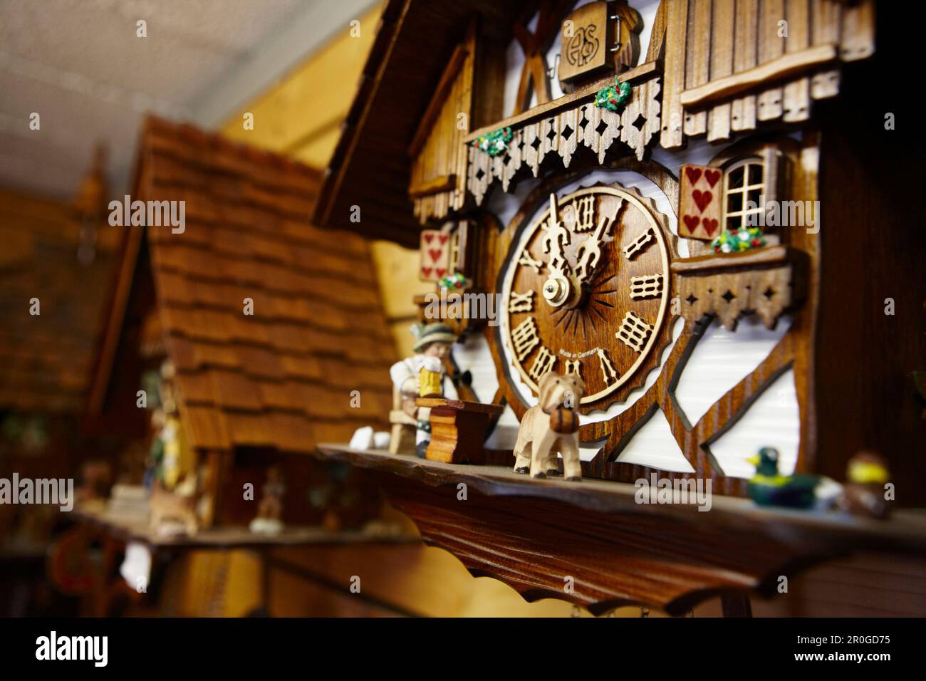 Cuckoo clock, Black Forest, BadenWuerttemberg, Germany Stock Photo Alamy
