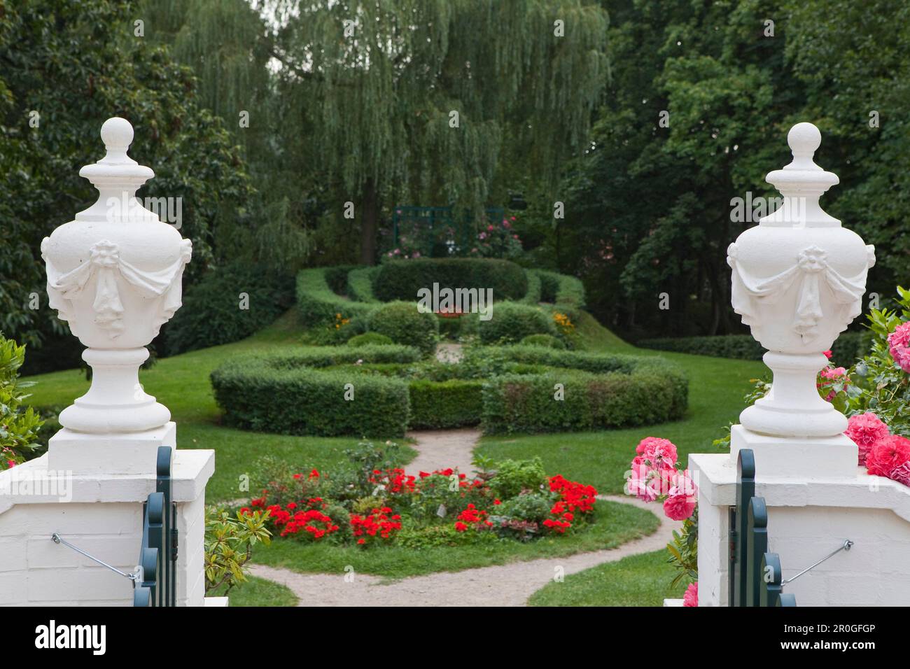 Garden, Barkenhoff, artist colony Worpswede, Lower Saxony, Germany Stock Photo