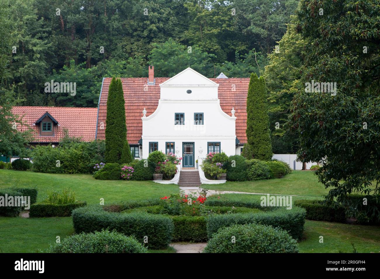 Garden, Barkenhoff, artist colony Worpswede, Lower Saxony, Germany Stock Photo