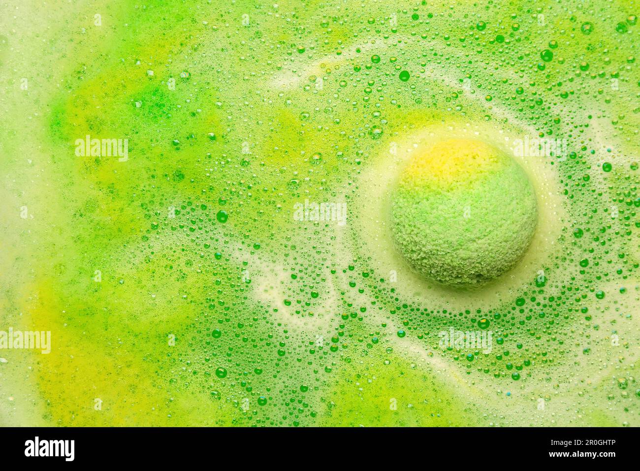 Bath bomb dissolving in water Stock Photo Alamy
