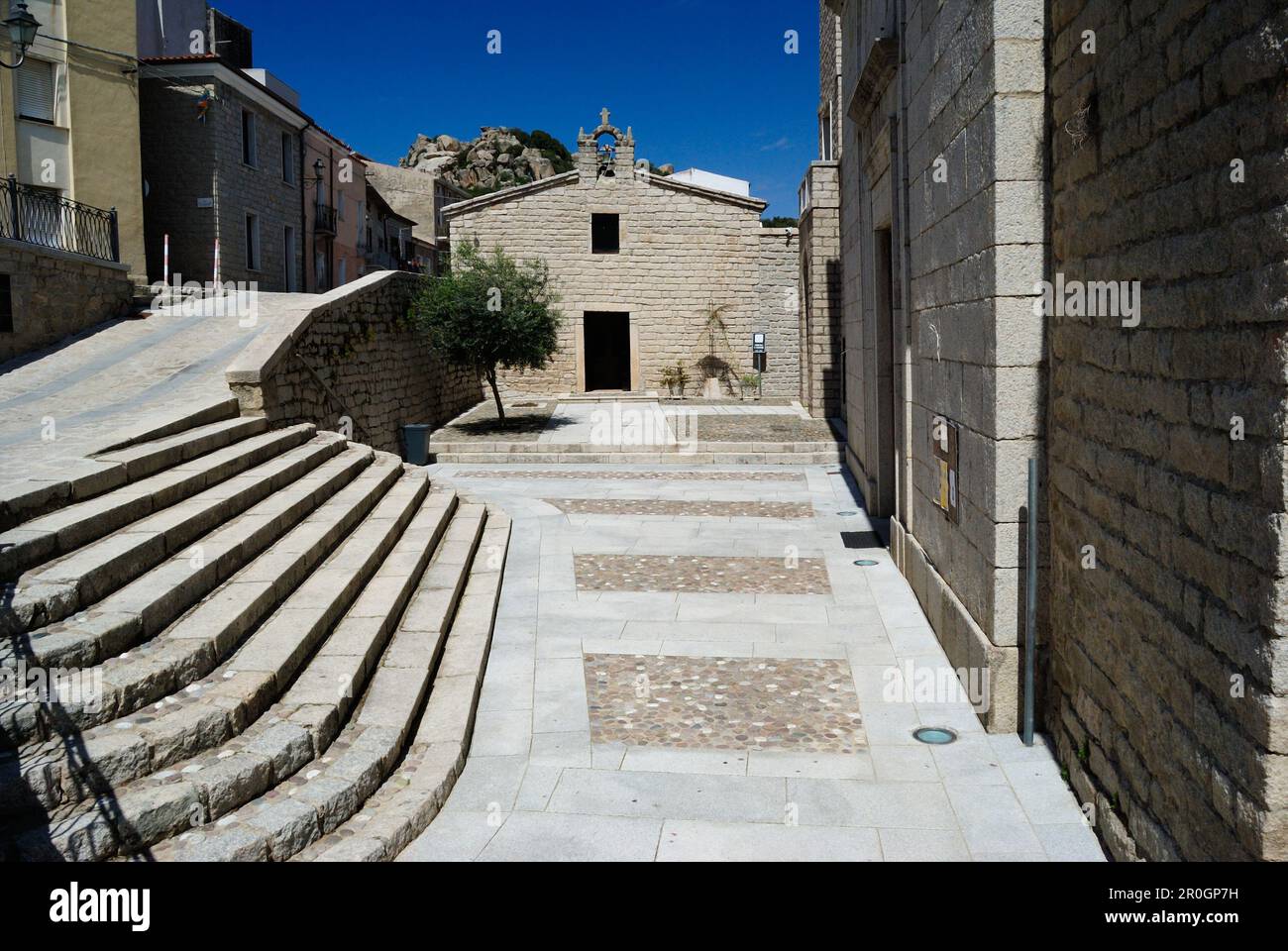The ancient medieval village of Aggius Stock Photo - Alamy